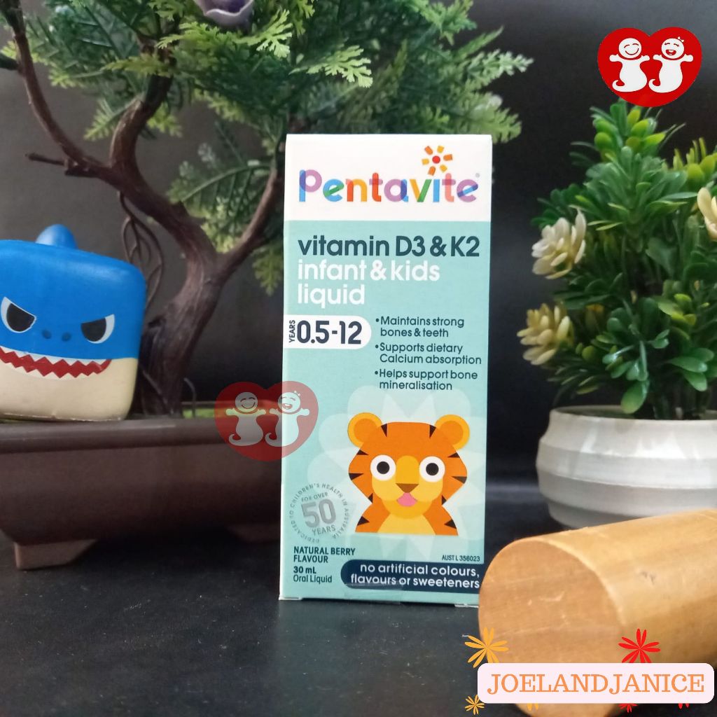 Pentavite Vitamin D3 & K2 Kids Liquid 30ml