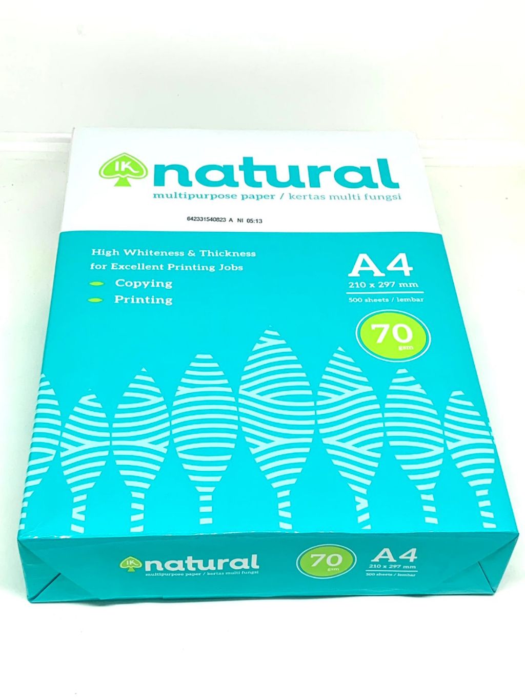 

Kertas Hvs NATURAL A4 / 70 gram PER RIM