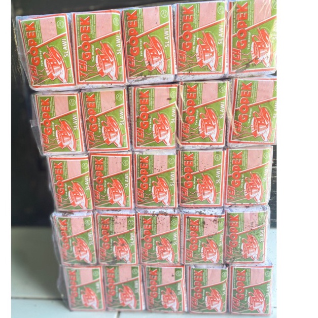 

[❉C31(] Teh Tubruk merek Gopek 1 Slop isi 10 teh 40 gram Impor Terbaru