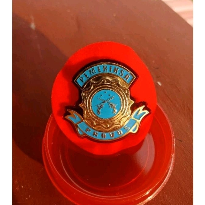 PIN PEMERIKSA PROVOS PDH POLRI kualitas premium dasar mika akrilik / pin provos pdh polri