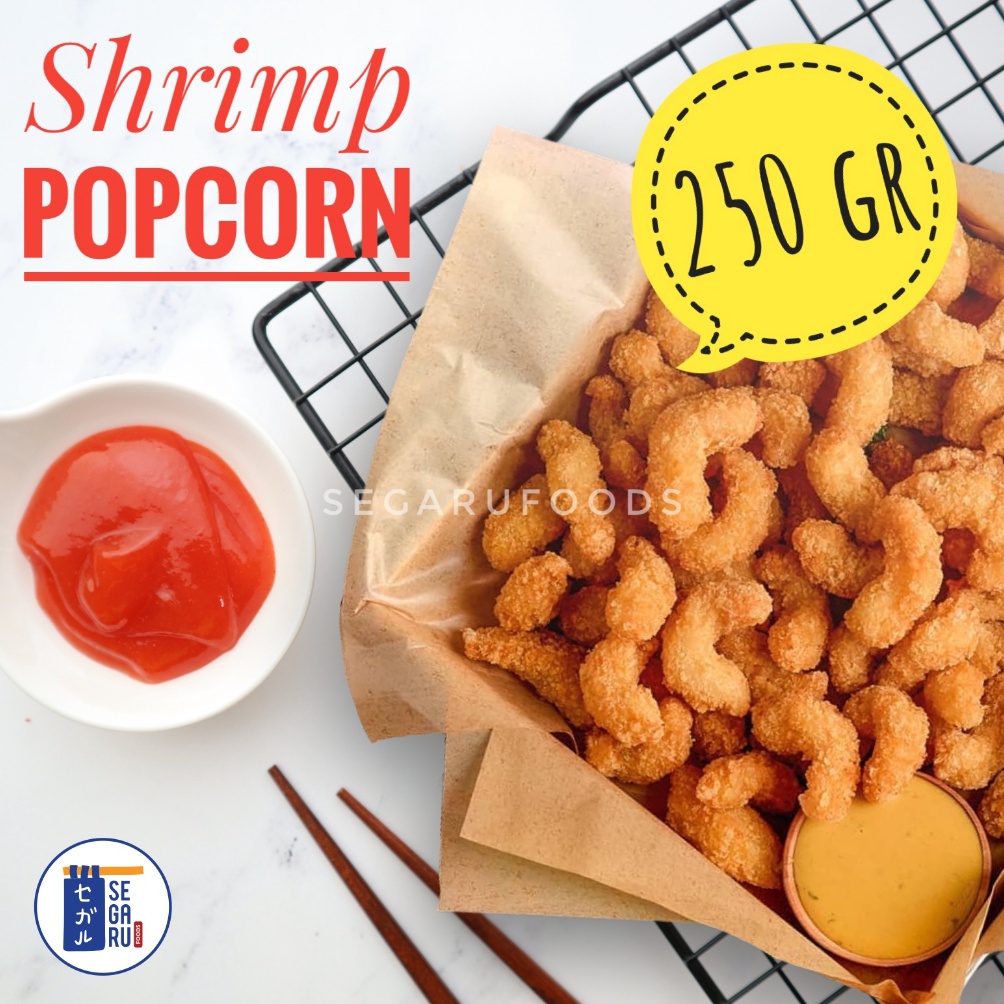 

[☄B14➤] Shrimp Popcorn Udang Lapis Tepung Bento Halal 250 Gram [164]