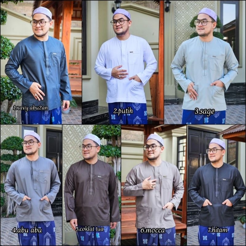 BAJU KOKO ABI ZIDNA MAROCO CATTUN OBLONG