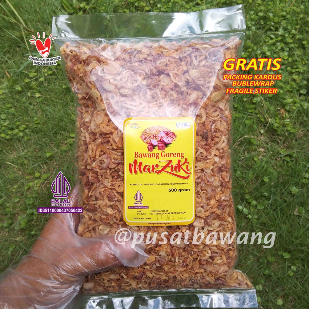 

[COD UY39] bawang goreng asli probolinggo 500 gr bqbuz