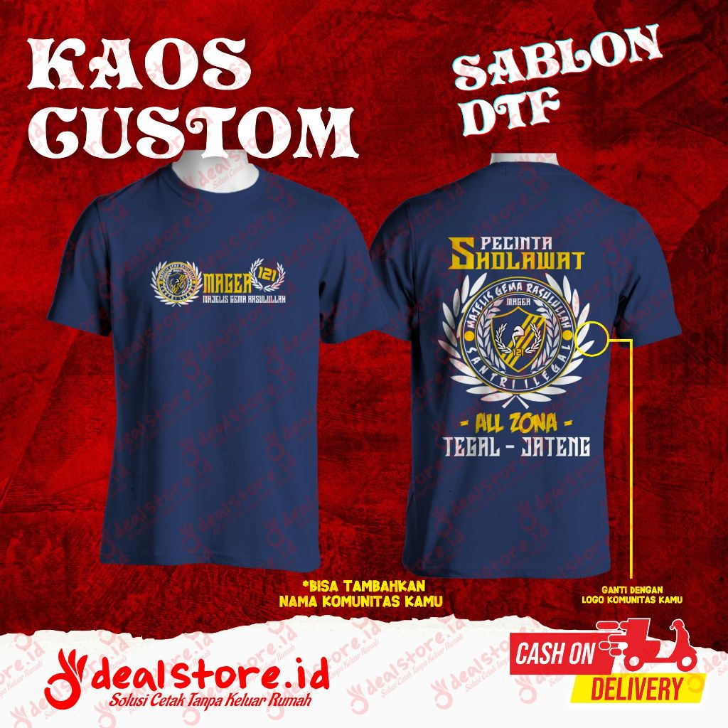 KAOS KOMUNITAS MAGER (MAJELIS SHOLAWAT RASULULLAH) / SYEKHERMANIA / PECINTA SHOLAWAT