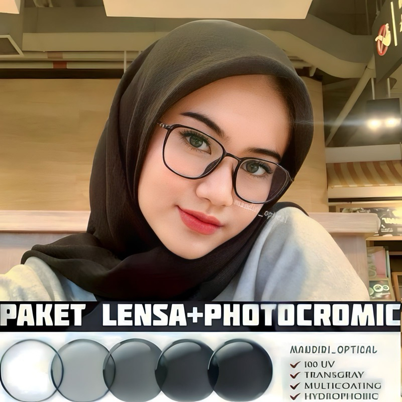 Kacamata Photocromic | kacamata minus | kacamata antiradiasi | kacamata unisex | kacamata 2189 | gra