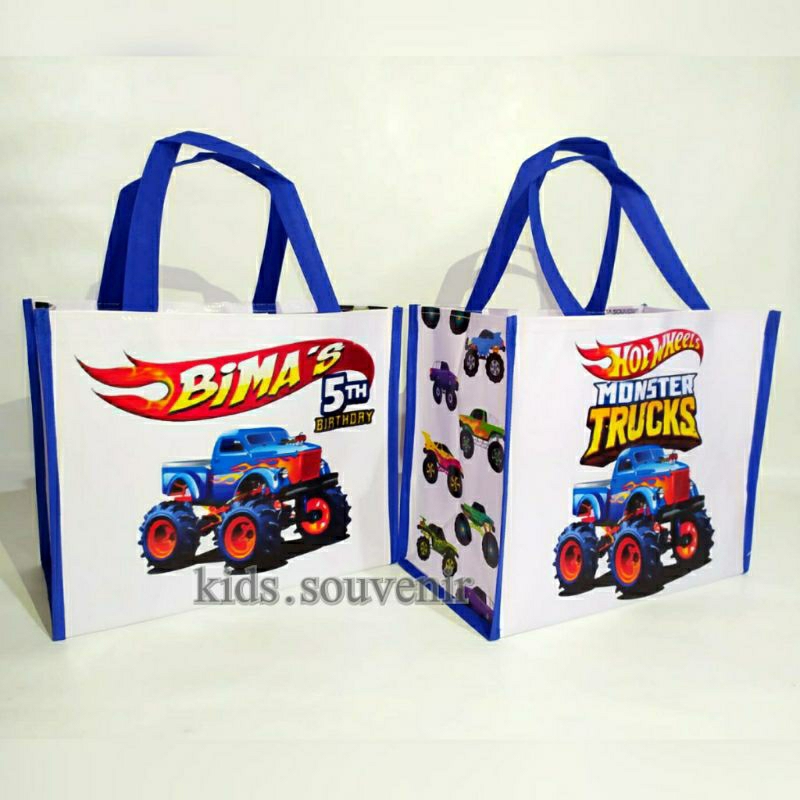 

Tas Souvenir Ulang Tahun Anak Goodiebag Ultah Anak Custom 25x13x20 masuk Box