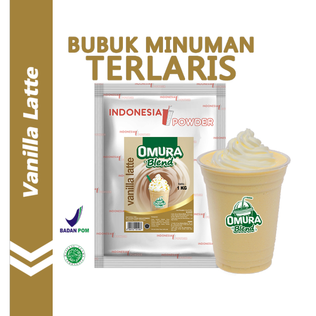 

Vanilla Latte 1Kg / Powder Minuman Berkualitas Merk Omura Blend