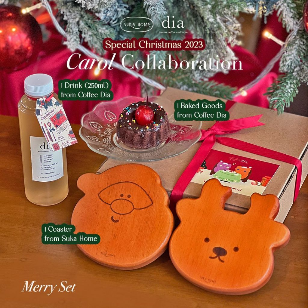 

coffee dia x sukahome christmas hampers collaboration - MERRY SET