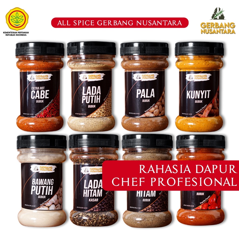 

Ready➤ Gerbang Nusantara - Bumbu Masak Dapur Kunyit Ketumbar Lada Hitam Bawang Putih Merah Bombay Rempah Bubuk Lengkap - Daun Parsley Oregano Basil Thyme Rosemary Italian Herb Flakes - All Spices Dan Herbs Terupdate