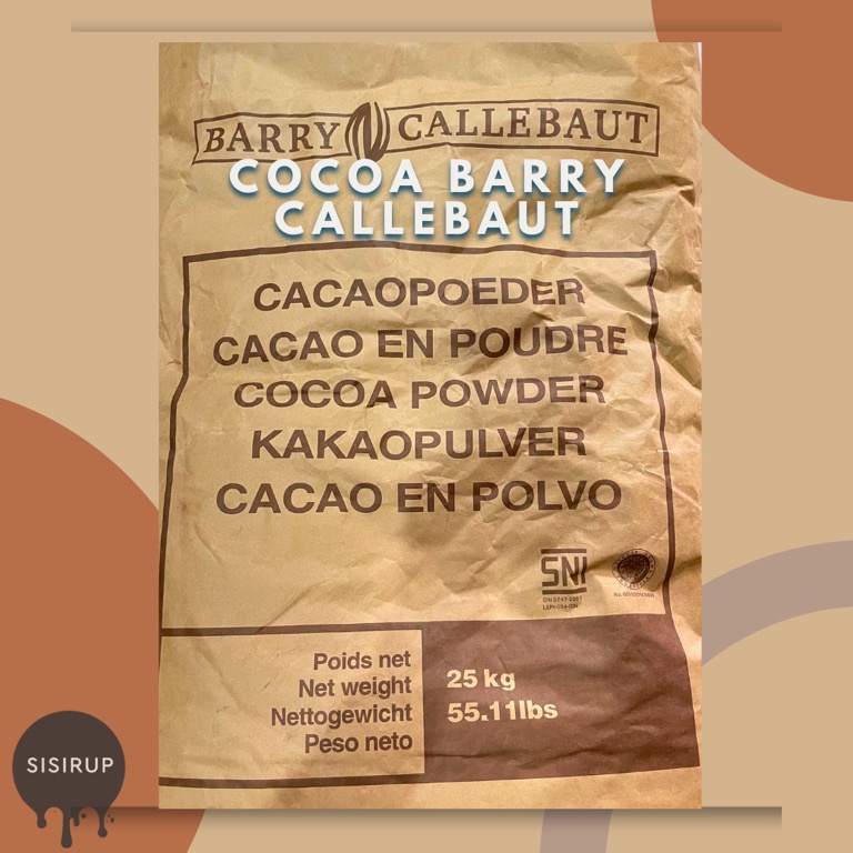 

COCOA 1 KG / Cocoa Barry Callebaut / Cokelat Bubuk / Minuman Coklat / Cacao Model Baru ＾0＾