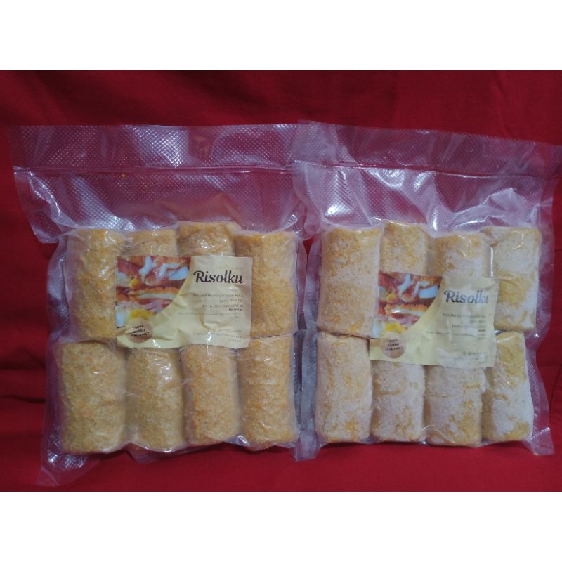 

DEB Risol Mayo Beef Telur Keju Frozen Food Cemilan Murah isi 8/24/48