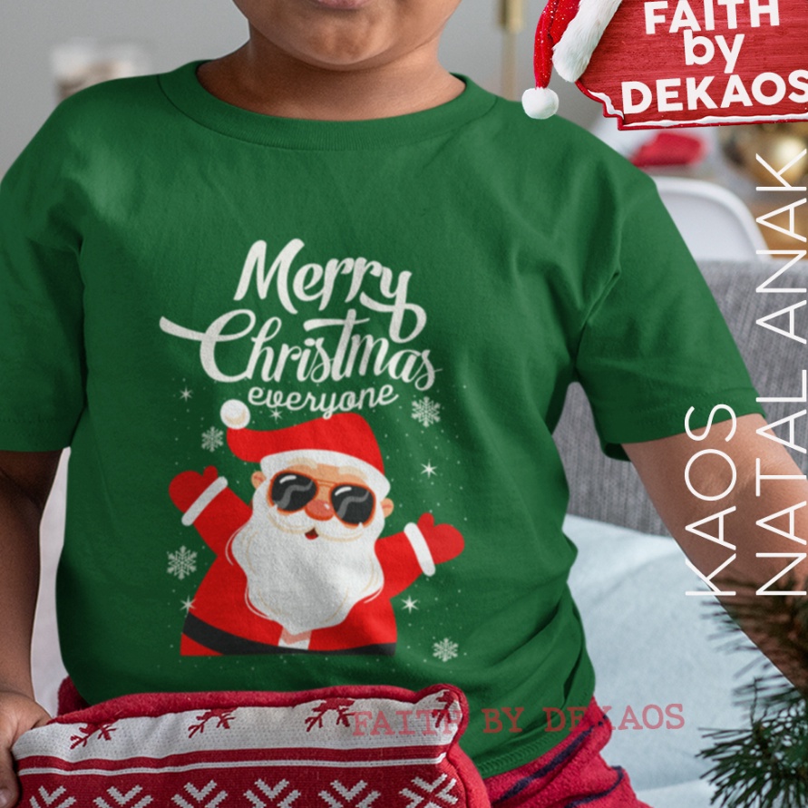 WSLC2766 PALING AMPUH>>> BAJU NATAL ANAK / KAOS NATAL / KAOS NATAL ANAK PEREMPUAN / KAOS MERRY CHRIS