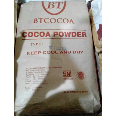 

NTBCT BT COCOA / JAVA 1000HA Coklat bubuk dark classic 1000 HA 1 KG atau 25 KG SAK 43