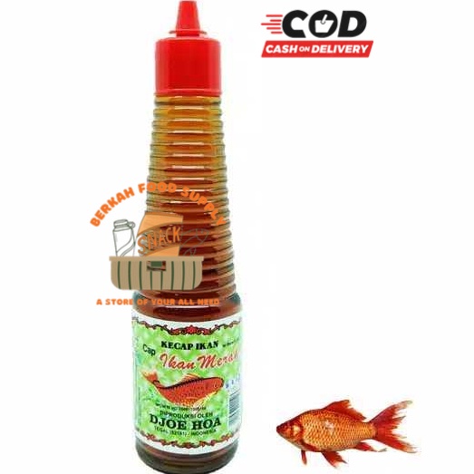 

[Produk BM62] Djoe Hoa Kecap Ikan Cap Ikan Merah 140ml / Djoe Hwa #Sale