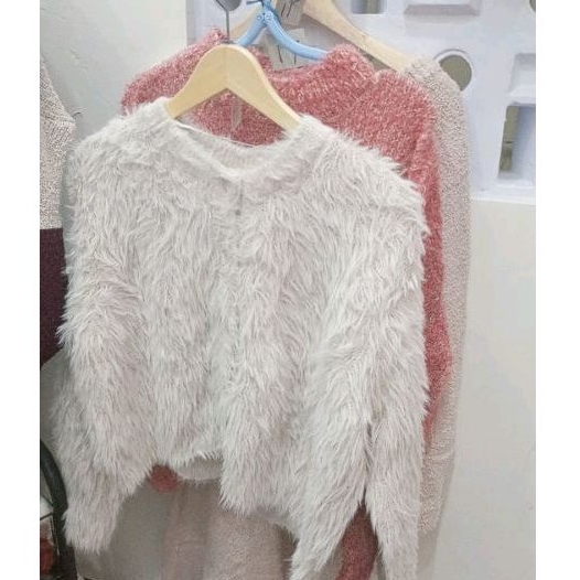 rajut fuji kepang dan velvet