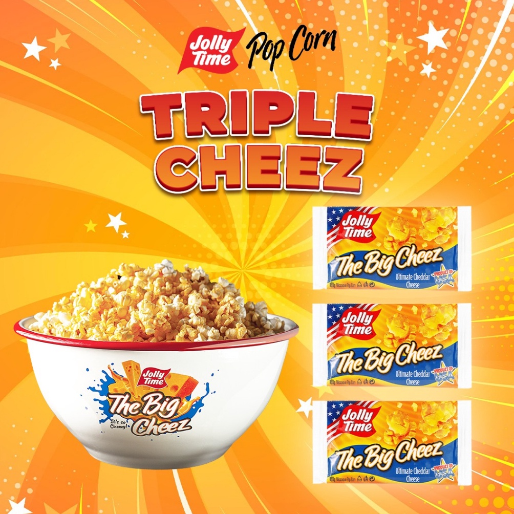 

!!T6I Jolly Time - Paket Triple Cheez (3TBC) - Mircowave Popcorn -Live 51