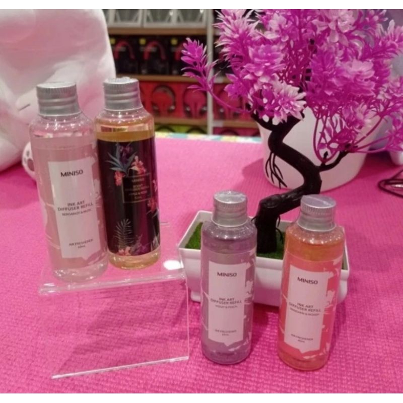 Miniso Refill diffuser Ink Art Diffuser Refill 60ml 4 varian