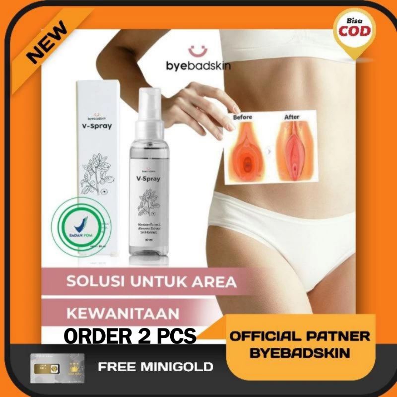 Maribelikosmetik- V Spray Byebadskin Original Official Patner Seller