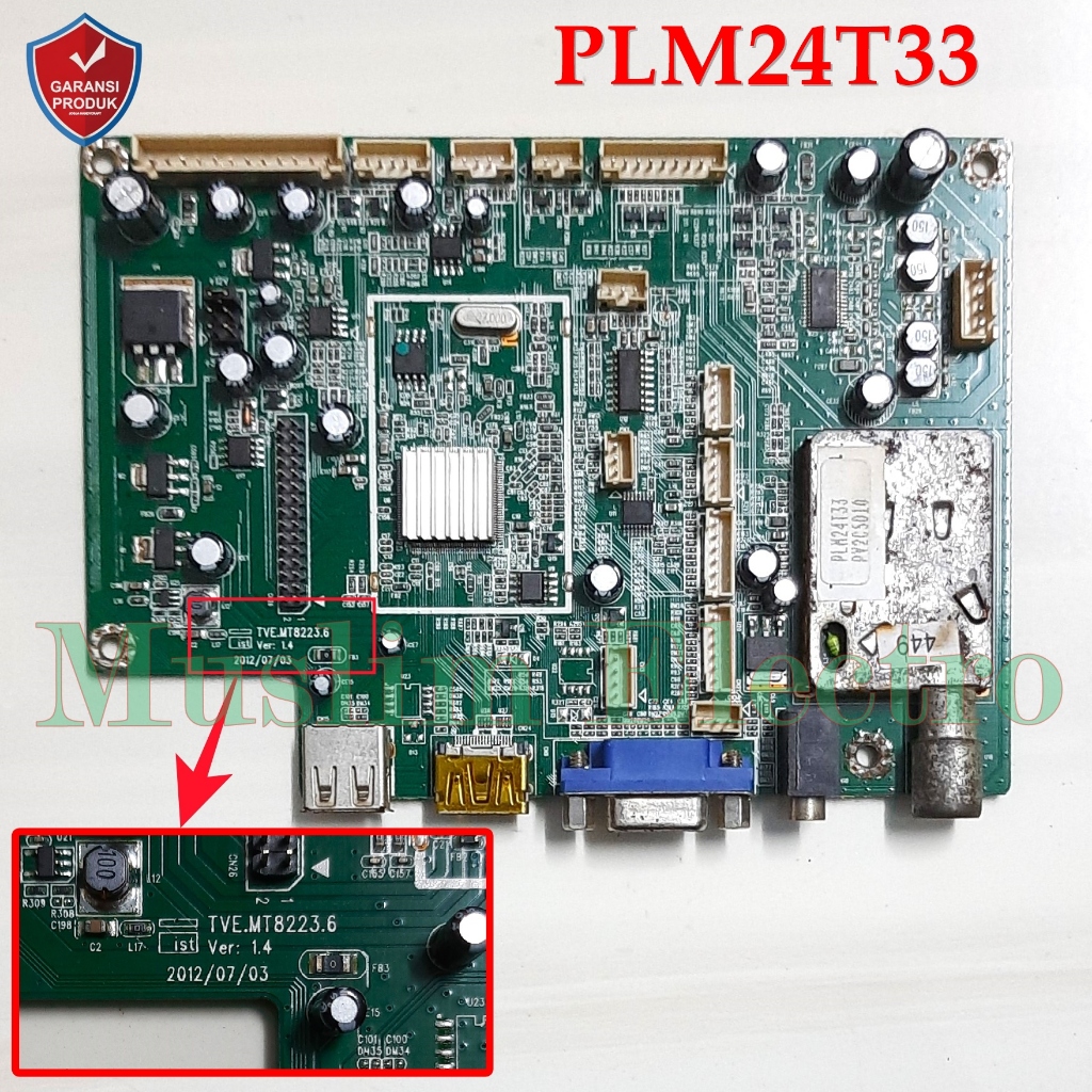 Mainboard LCD TV Polytron PLM24T33 24T33