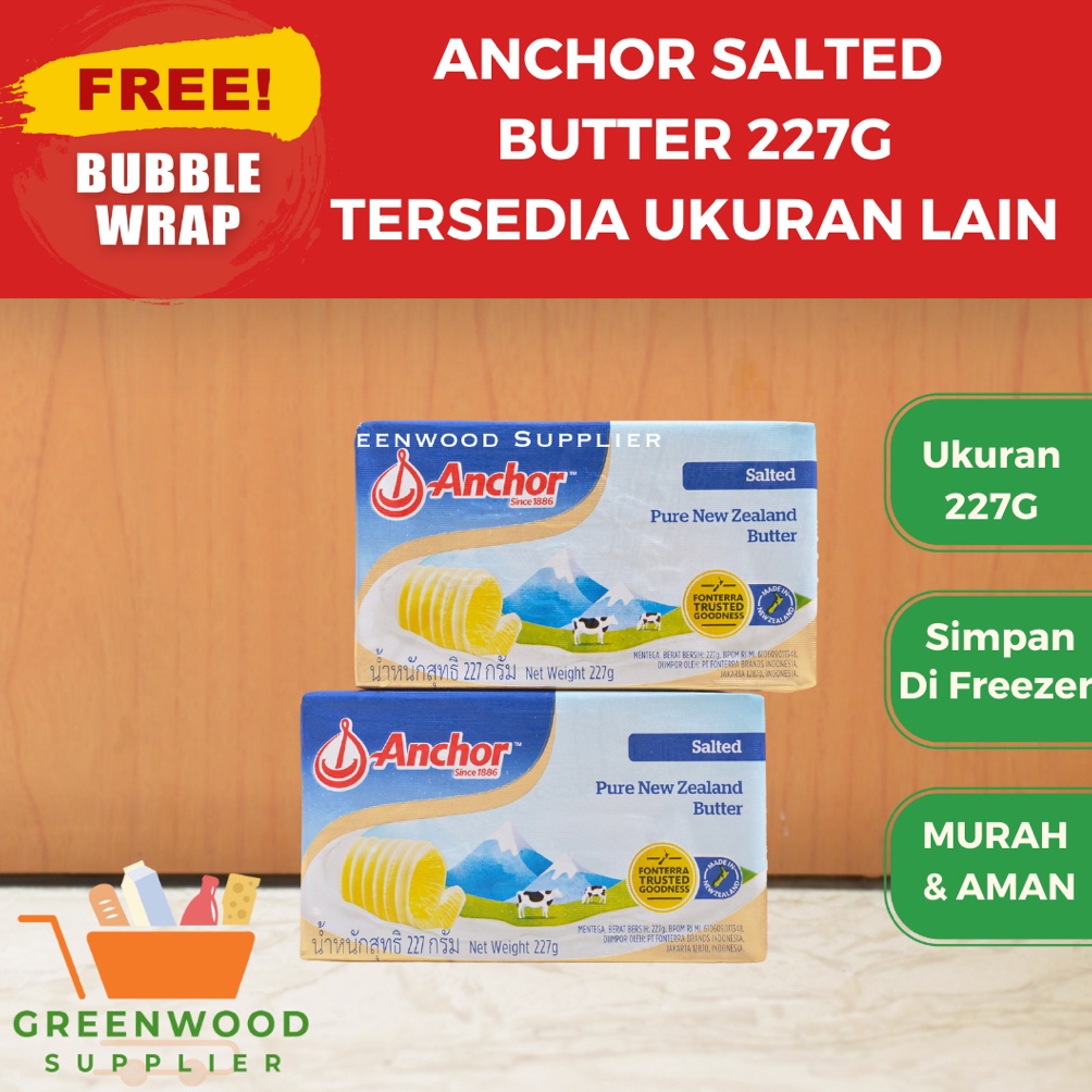 

[Produk KK40] Anchor Salted Butter 227 Gram Produk