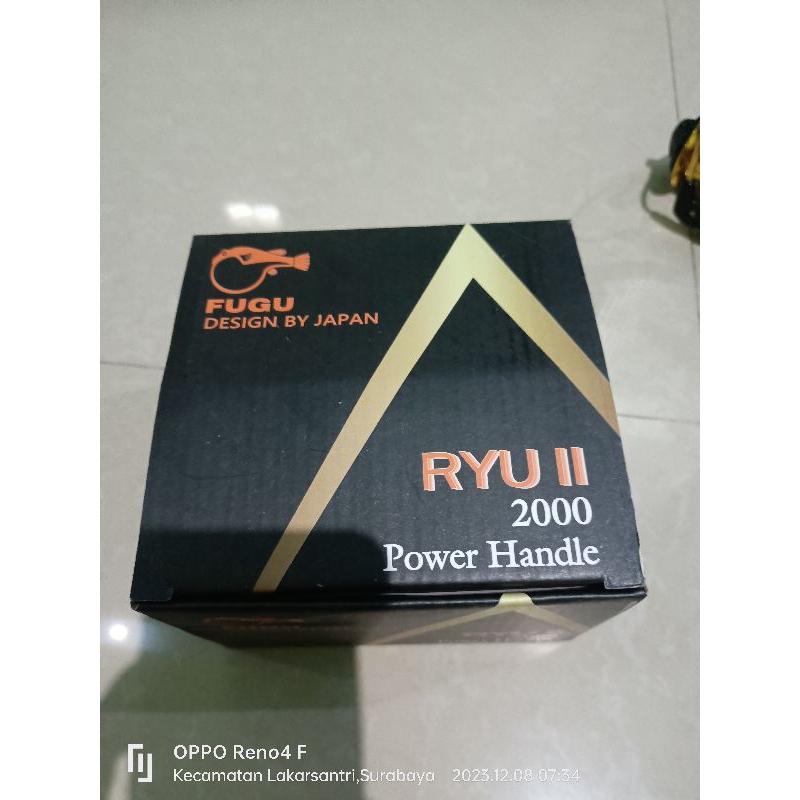 Alat pancing gulungan reel FUGU RYU II 2000 POWER HANDLE