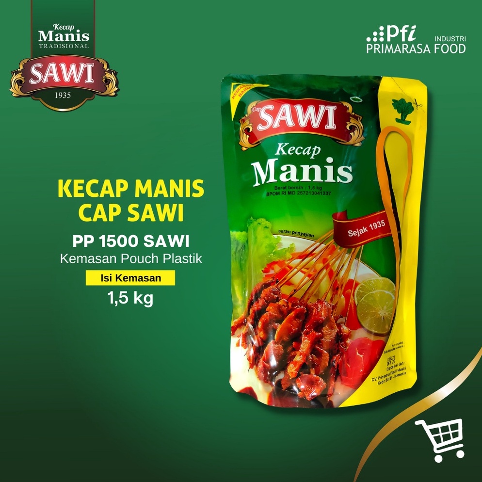 

GCG9E SAWI - Kecap Manis Cap Sawi Refill 1,5 kg 94