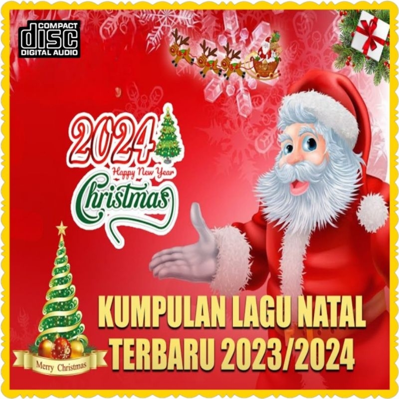 KASET CD MOBIL-KASET CD COMPACT DISC AUDIO MUSIK LAGU MERRY CHRISTMAS-LAGU NATAL 2022-LAGU NATAL 202