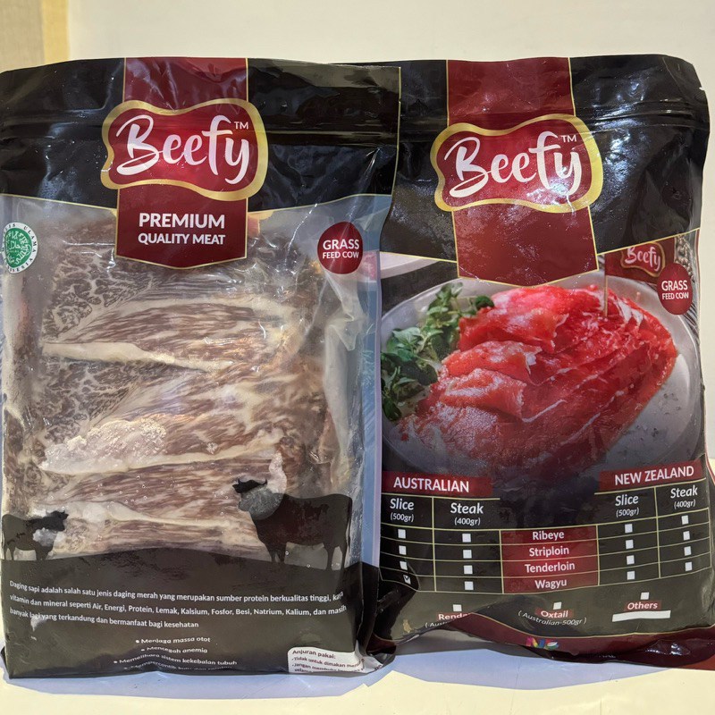 

Beefy GrassFed AUS Wagyu Sliced 500gr