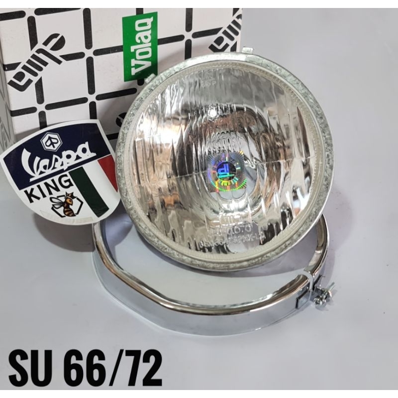 reflektor kaca lampu depan vespa Elma super 66 super 72