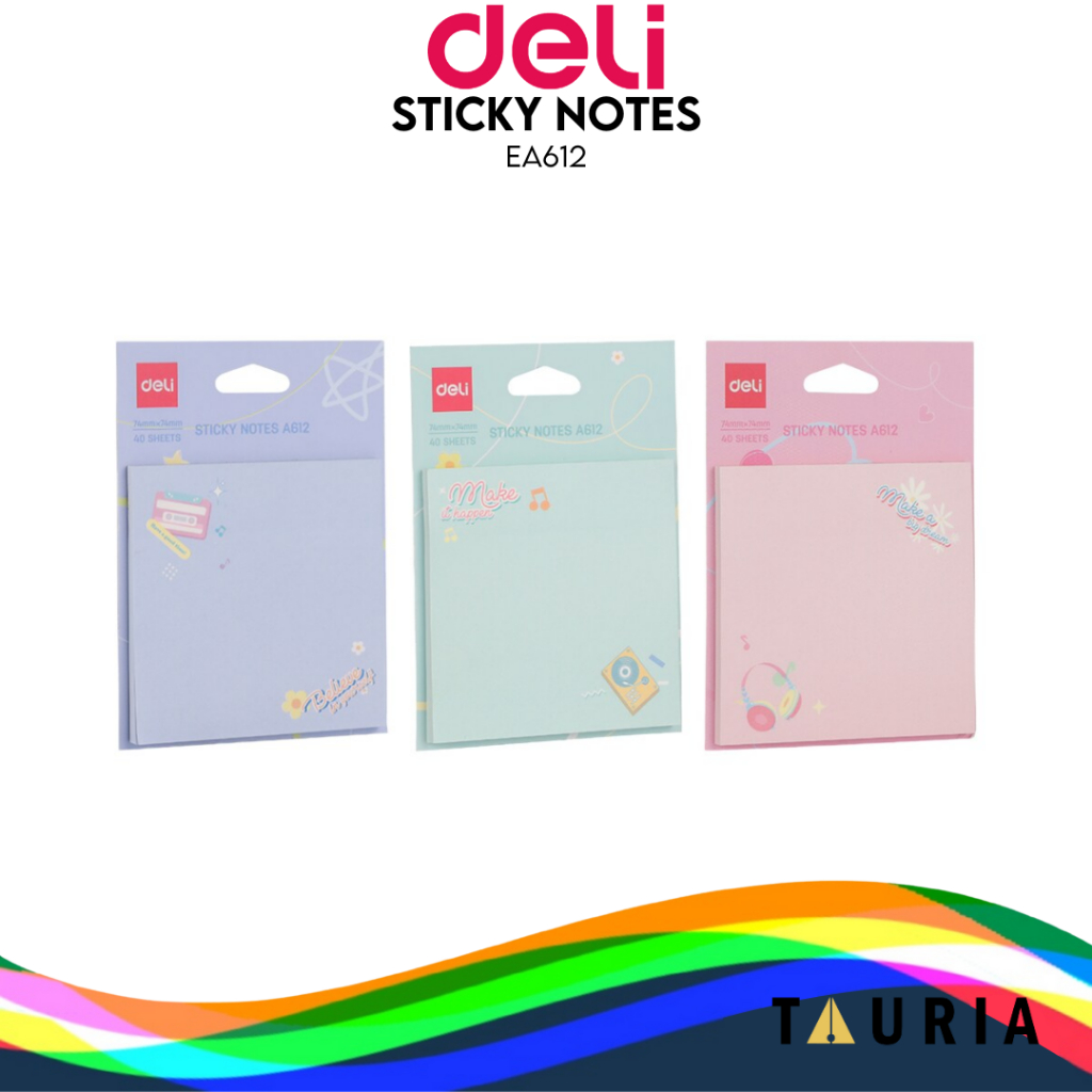 

[DELI X AGNEZ MO] Deli Sticky Notes / Memo Tempel Kertas Penanda EA612