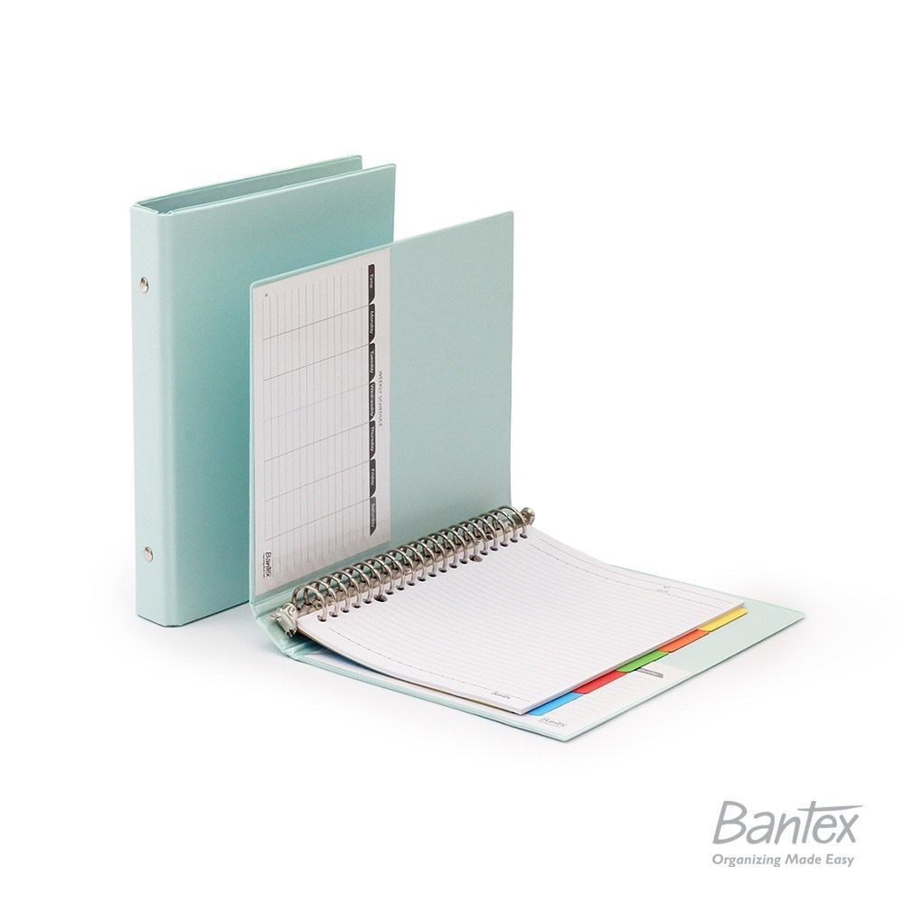 

BUKU BINDER NOTE BANTEX A5 1324-76 COOL AQUA