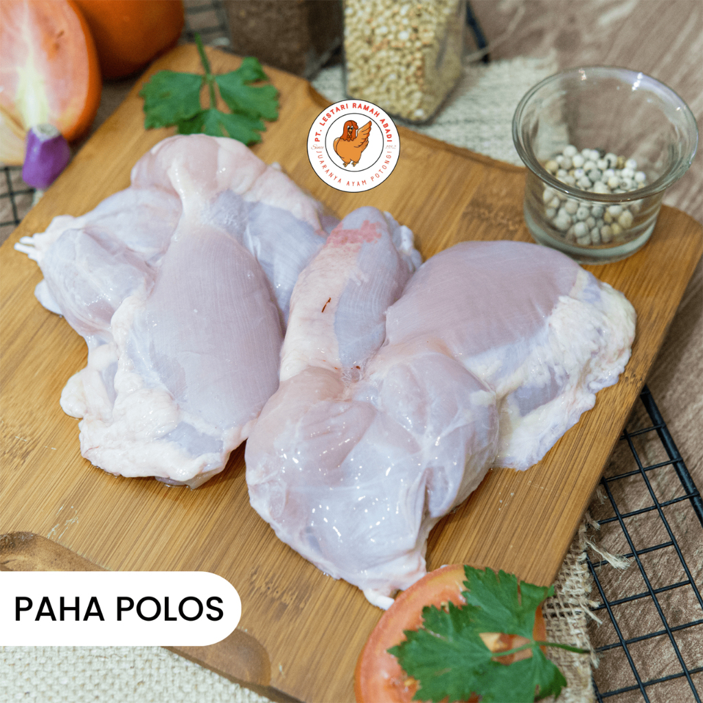

Boneless Paha Ayam Tanpa Kulit / Paha Ayam Fillet Tanpa Kulit Premium Pack 1Kg Kemasan Vacuum