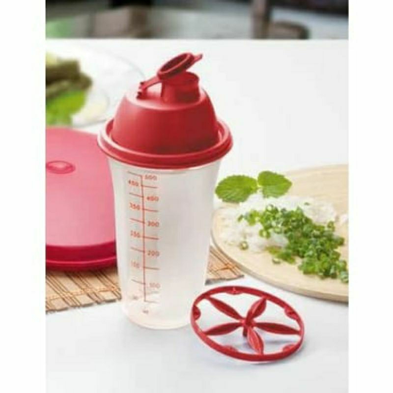 TUPPERWARE Gelas ukur QUICK SHAKE gelas takar quick shaker tupperware/ gelas pengocok pencampur