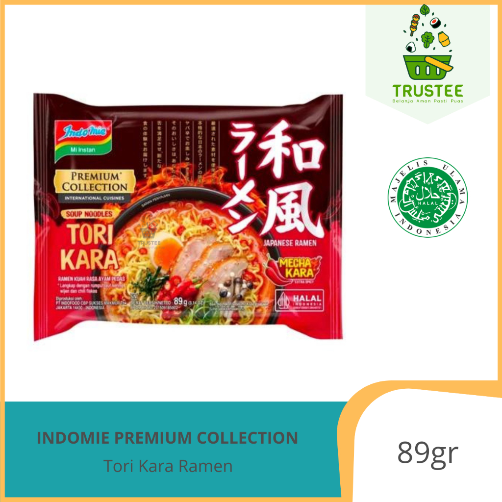 

Indomie Japanese Ramen Tori Kara Mie Kuah Instan Ayam Pedas Premium