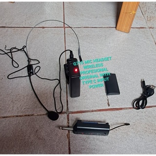 G715 MIC HEADSET WIRELESS PROFESIONAL ORIGINAL MIC WIRELES SINGLE BANDO KLIP CLIP ON MIK WIRELESS MI