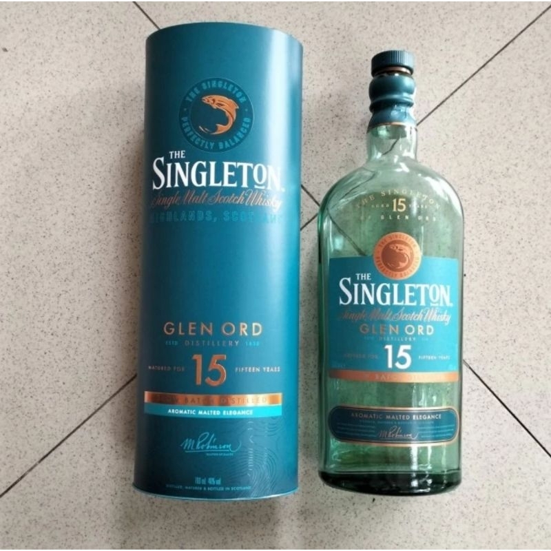 Botol kaca bekas kosong The Singleton glen ord 15 700 ml