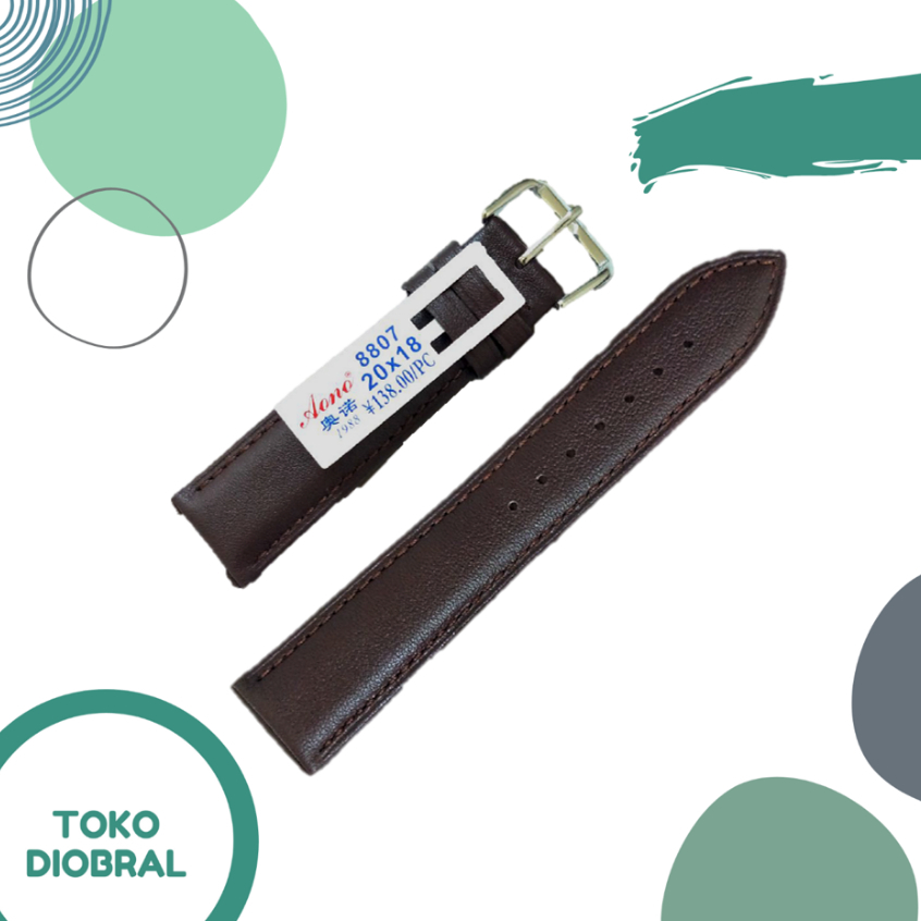 Tali Jam Tangan Pria Aono Kulit Polos