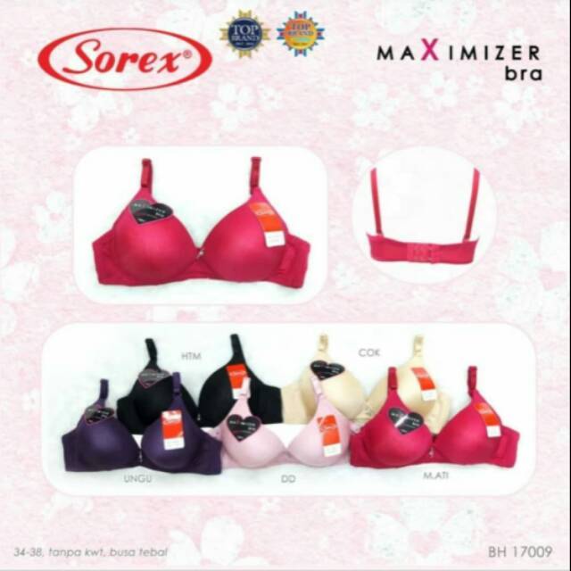 Harga Bra Sorex Busa Tebal Push Up Terbaru Maret 2024