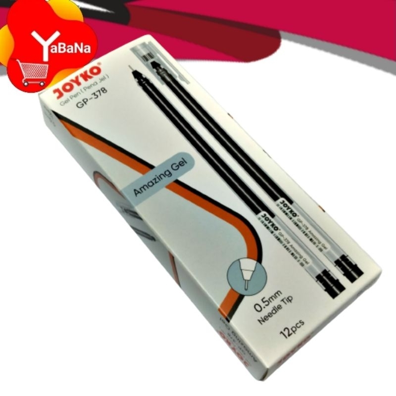 

Pulpen Pena Gel Joyko GP-378 Amazing Gel 0.5 mm 12pcs