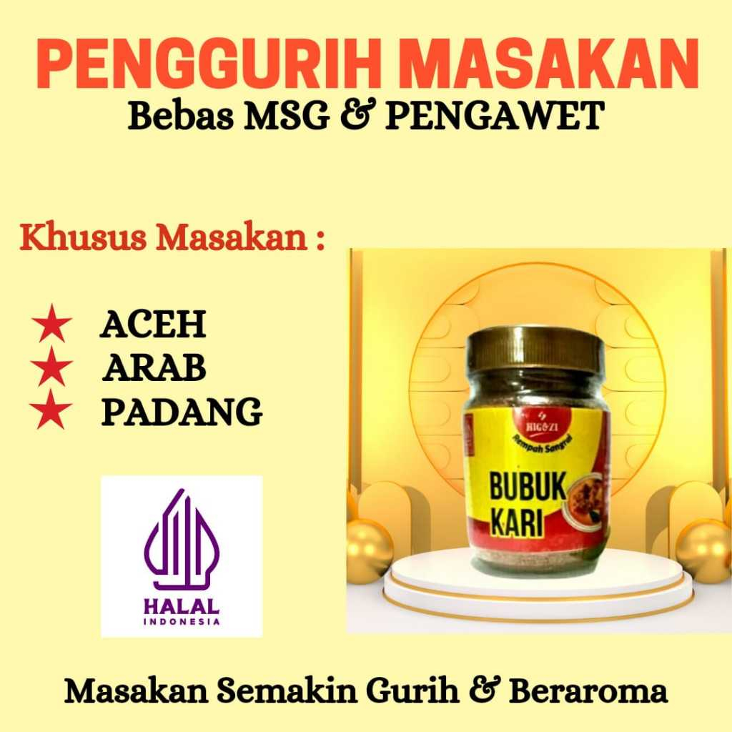 

PENGGURIH MASAKAN ,BUBUK KARI HIGOZI,KARI ACEH