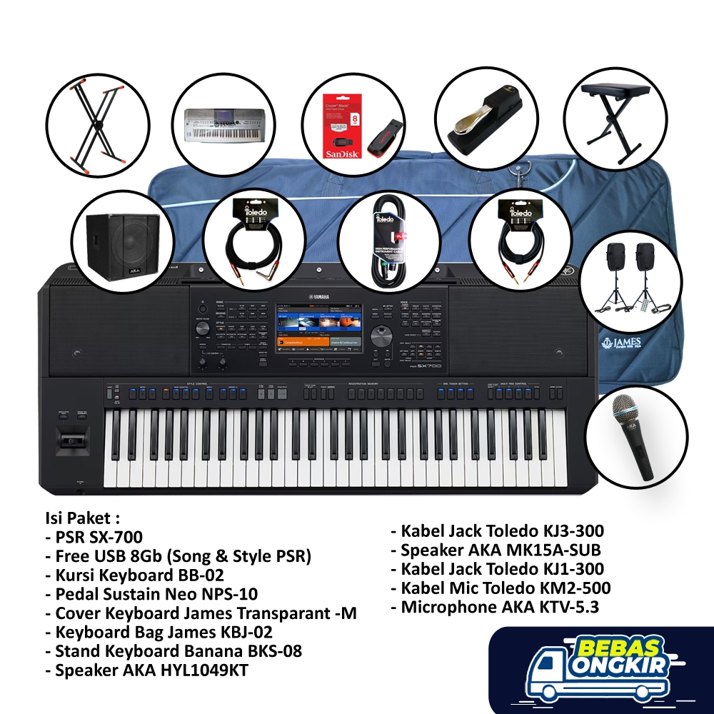 Paket Legend Keyboard Yamaha PSR SX-700 / Keyboard PSR SX 700 / SX700