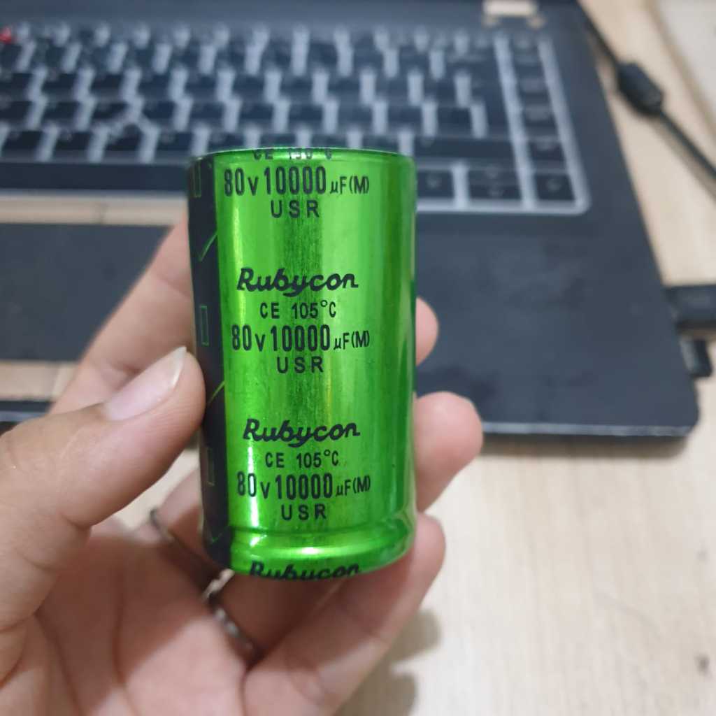 Elco 10000uf 80v Rubycon USR HIJAU Original