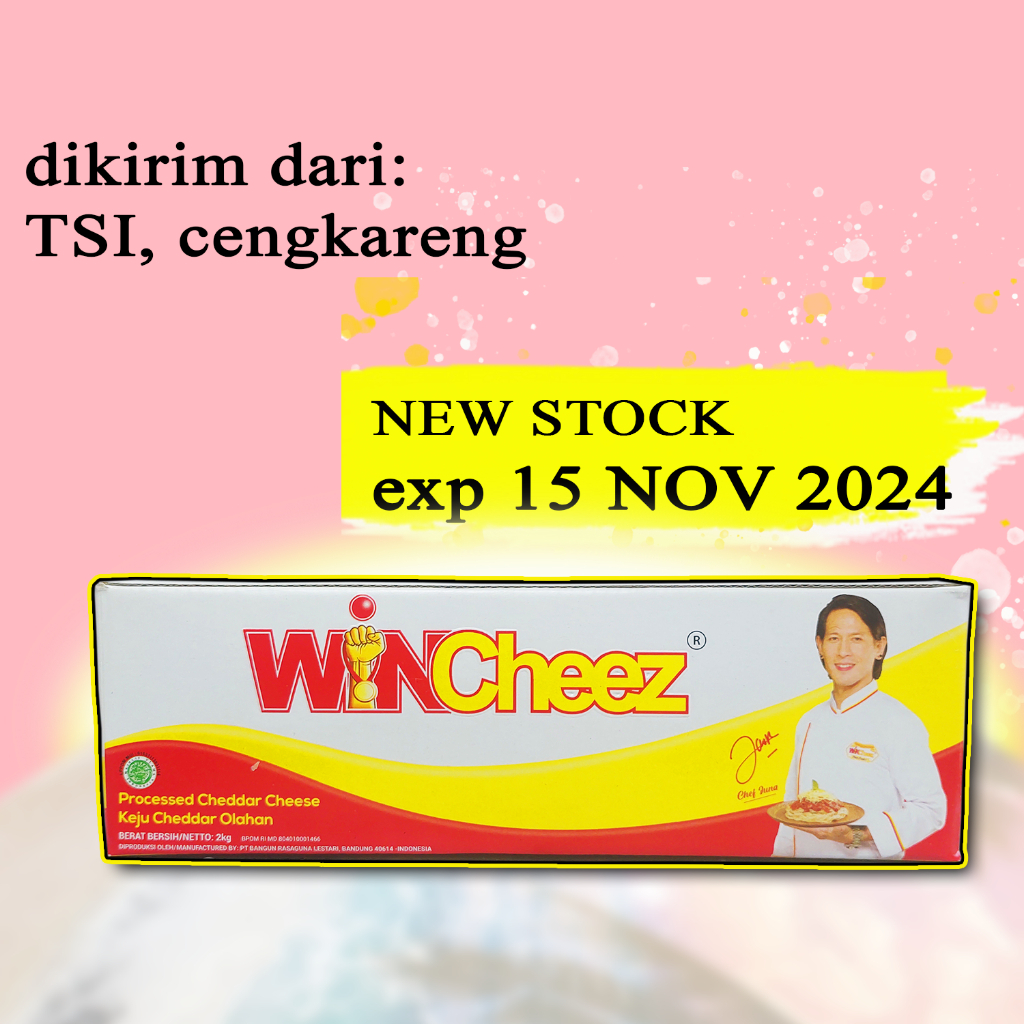 

Keju Cheddar Wincheez Murah 2 Kg Original