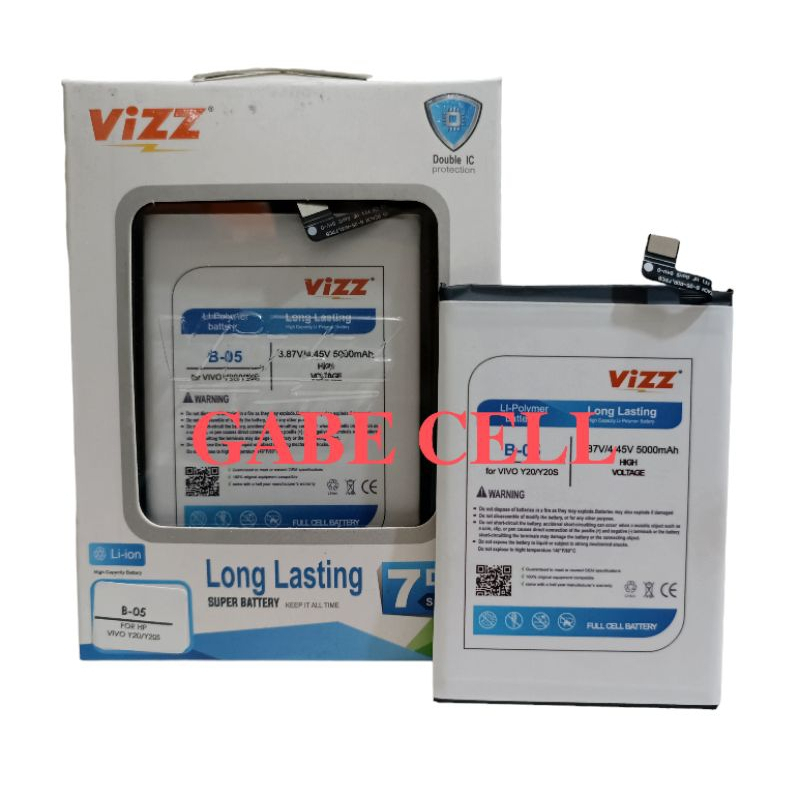 BATERAI VIVO Y20 BATERAI VIZZ DOUBLE POWER B05 VIVO Y20/Y20S/Y12S