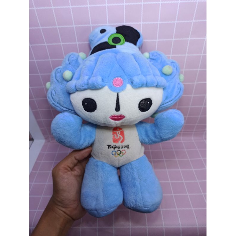 boneka maskot olimpiade Beijing 2012 brand pudar