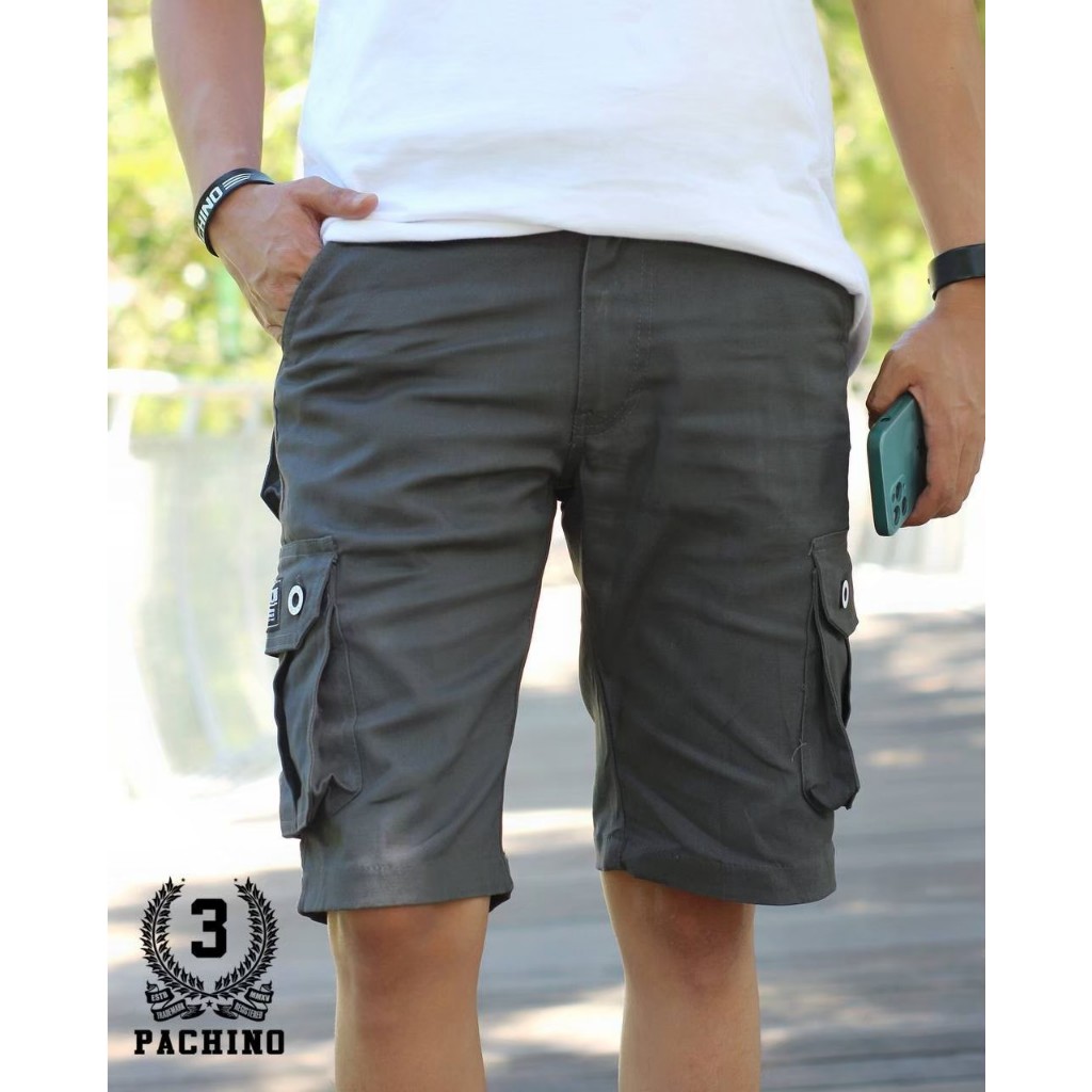 Celana Pendek Pria Cargo Original 3pachino