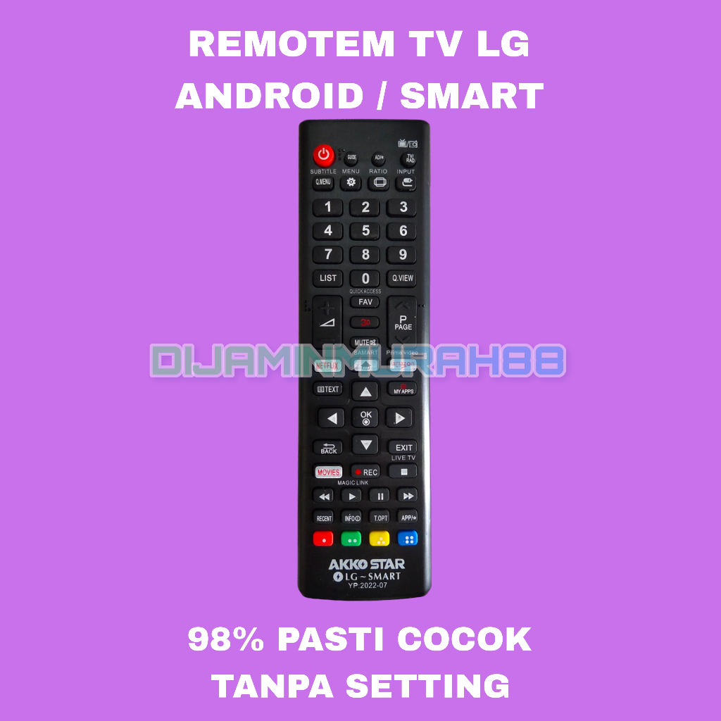 Remote Tv LG Android Smart tv Serbaguna