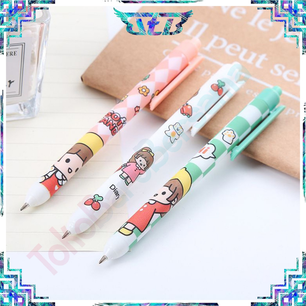 

TBB Pulpen Gel Motif Cartoon Pulpen Pelajar Dan Kantor Pena Lucu Motif Boneka Lucu Import COD S072