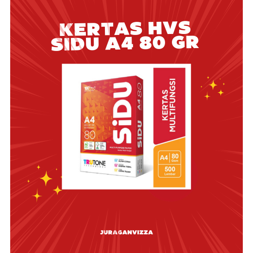 

KERTAS SIDU A4 80 GR ISI 100 LEMBAR