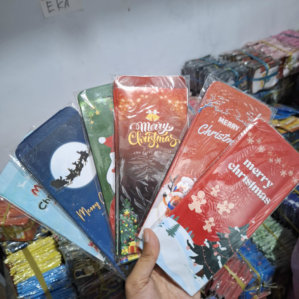 

(10 Pcs) AMPLOP NATAL CHRISTMAST SIZE JUMBO SIAP PAKAI